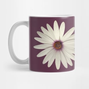 Happy Flower White African Daisy Isolated Mug